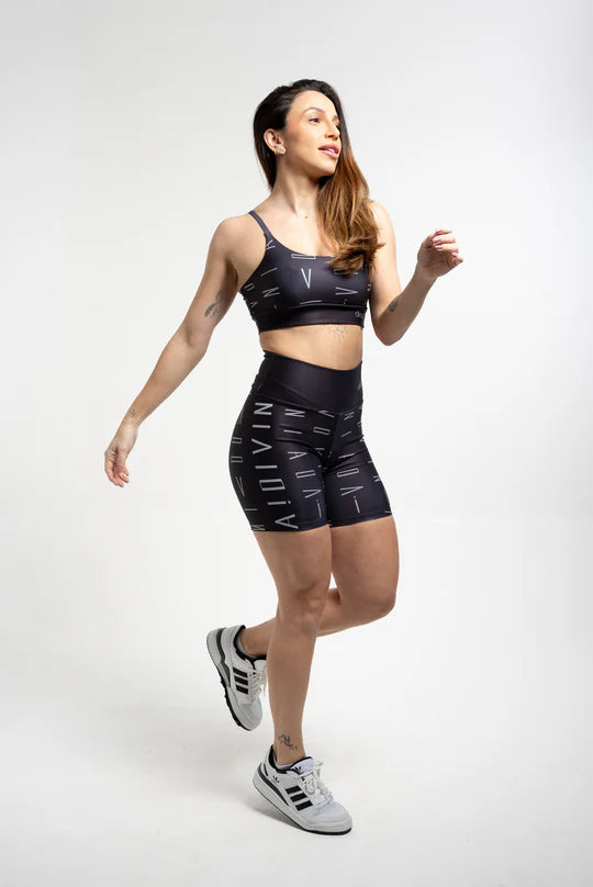 Conjunto Divina Fitness Black Force