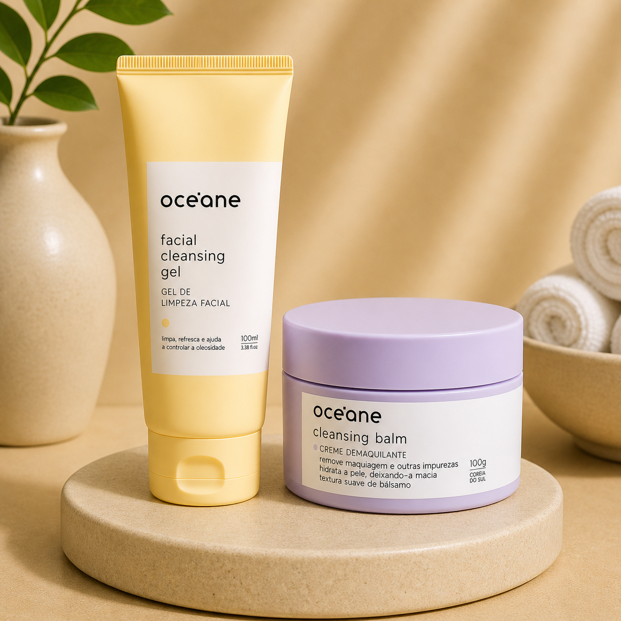 Kit Limpeza Profunda Glow – Pele Limpa, Equilibrada e Sem Oleosidade