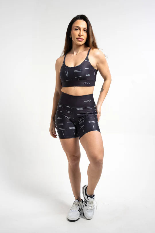 Conjunto Divina Fitness Black Force